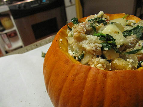 stuffed pumpkin