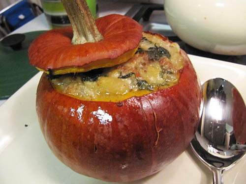 Pumpkin Stuffed with Everything Good