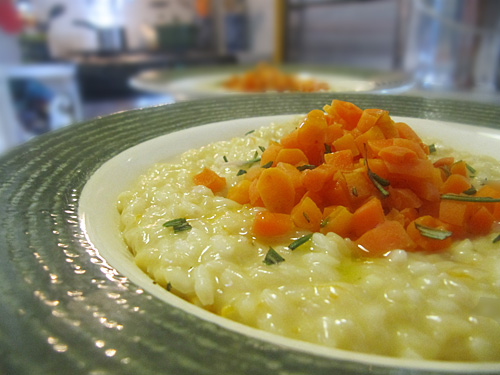 Orange Carrot Risotto