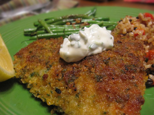 cornflake crusted fish