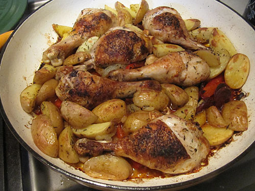 Roasted Chicken Legs 