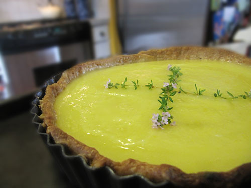 Lemon Curd and Olive Oil Tart