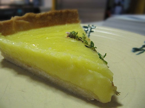 Lemon Curd and Olive Oil Tart