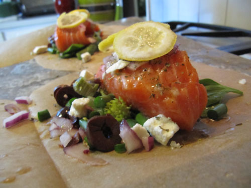 Salmon en Papillote