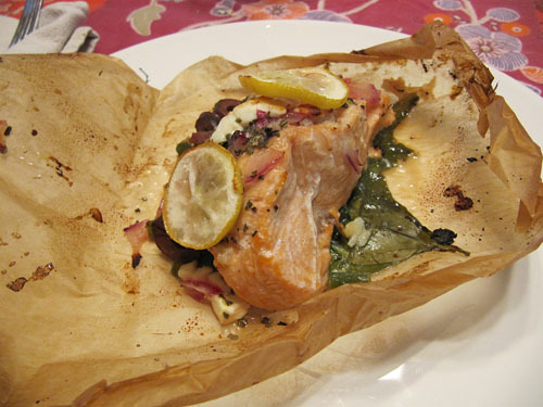 Salmon en Papillote