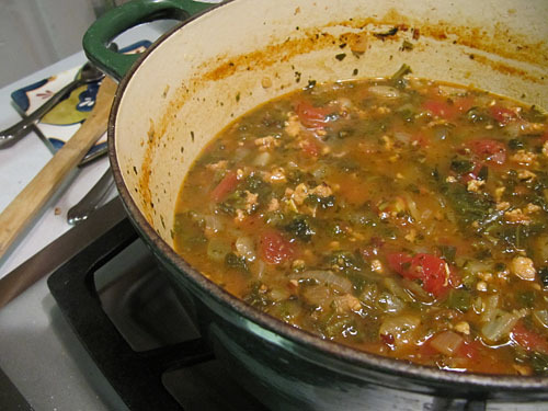 Spinach Lasagna Soup