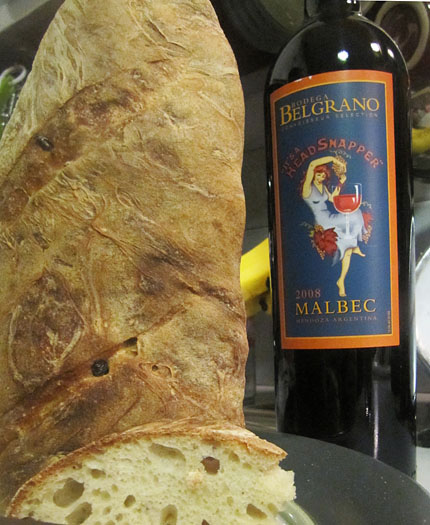 wine and bread