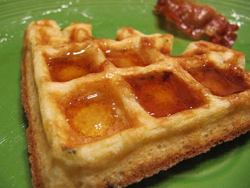 Rosemary Buttermilk Waffles