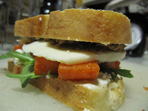 Grilled Moroccan Carrot Sandwich