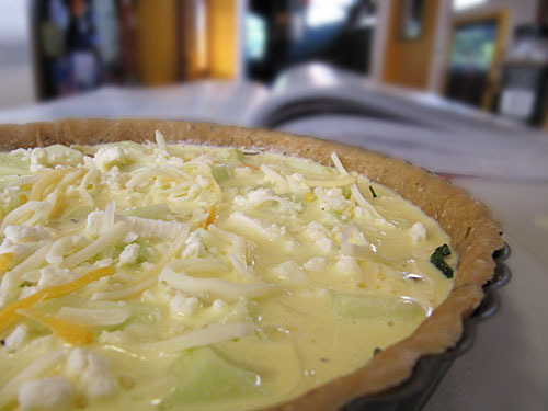 Apple Feta Quiche