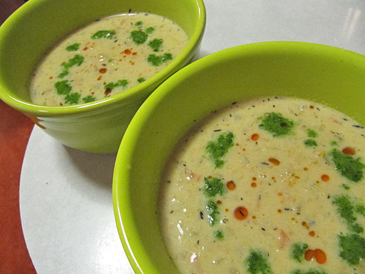 Miso Ginger Clam Chowder