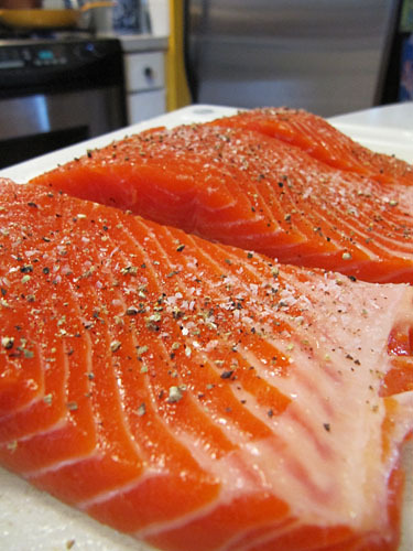 Sockeye Salmon with Agrodolce Sauce