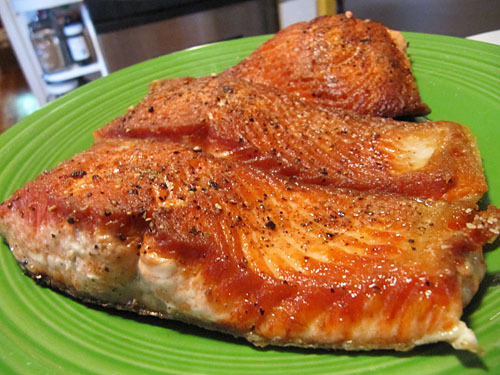 Sockeye Salmon with Agrodolce Sauce