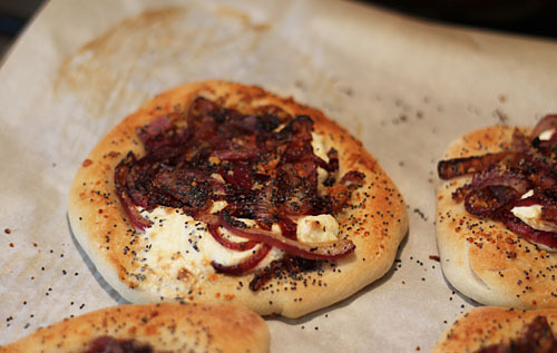 Cream Cheese & Onion Bialy