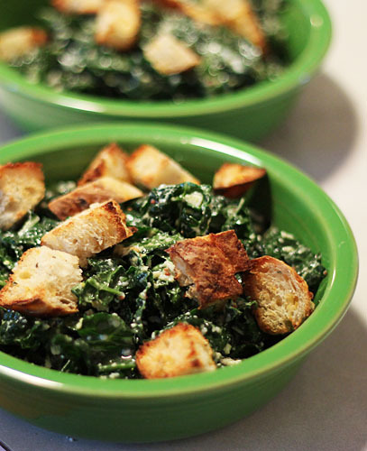 Kale Caesar Salad