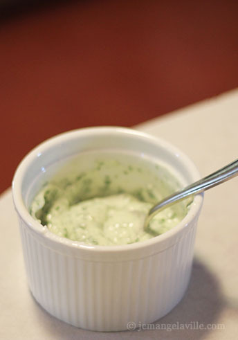 Coho Salmon with Basil Cream