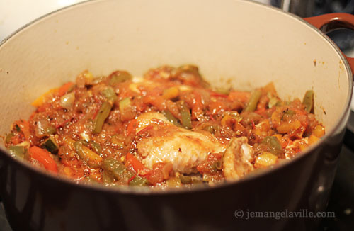 Chicken Basquaise