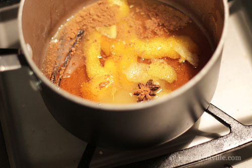 Spiced-Poached Pears