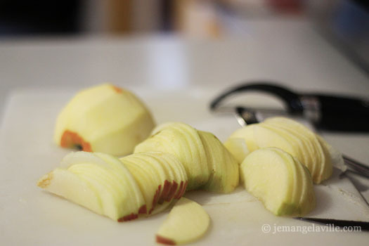Crispy Crackly Apple Almond Tart