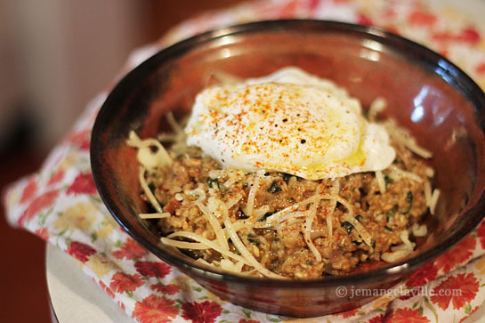 Whole rain Breakfast: Savory Steel Cut Oats