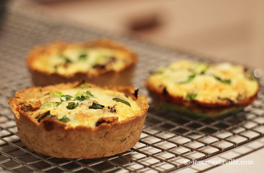 French Fridays with Dorie Mushroom and Shallot Quiche