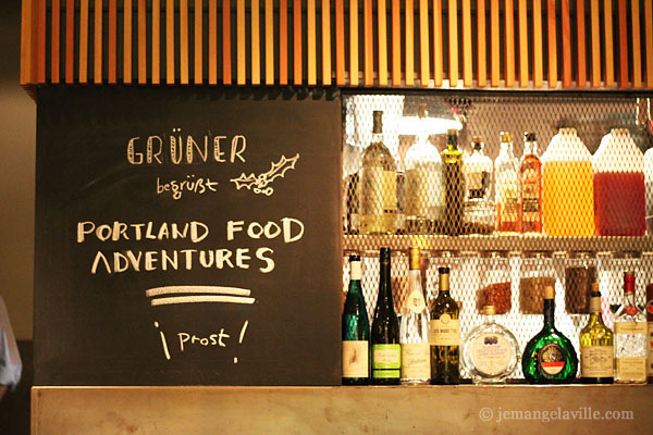 Portland Food Adventures: GrÃ¼ner, Dec 2012