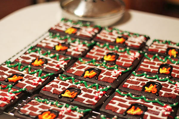 Chocolate Fireplace Cookies