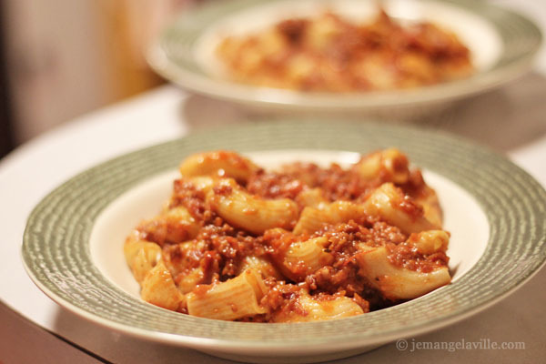 Classic Ragu Bolognese with Pasta