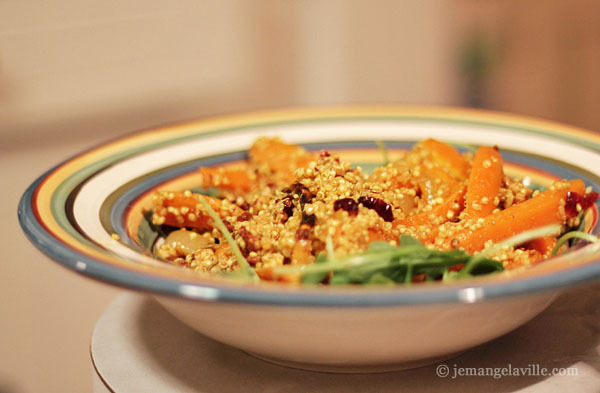 Roasted Carrot and Quinoa Salad