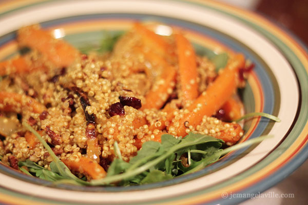 Roasted Carrot and Quinoa Salad