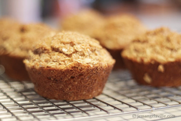 Butternut Squash Muffins with Oat Streusel Topping