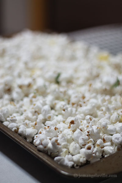 Apple, Cheddar & Rosemary Popcorn