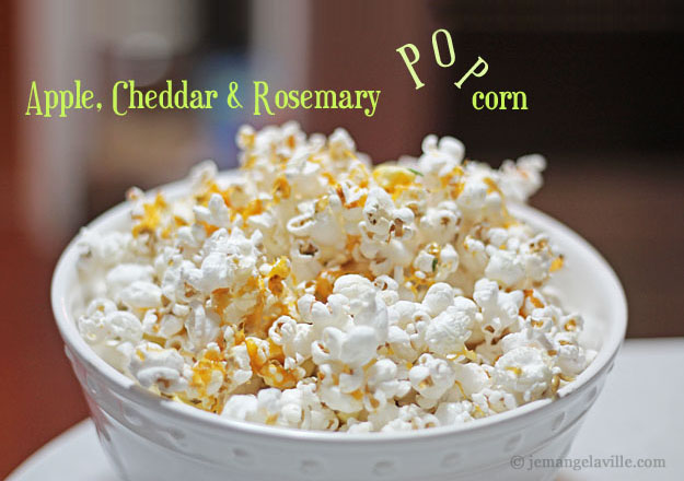 Apple, Cheddar & Rosemary Popcorn