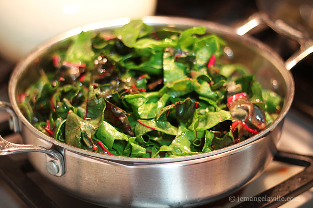 Teff Polenta with Sauteed Chard