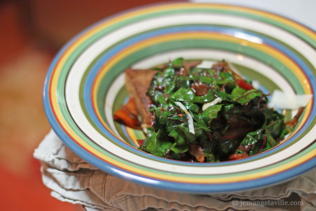 Teff Polenta with Sauteed Chard