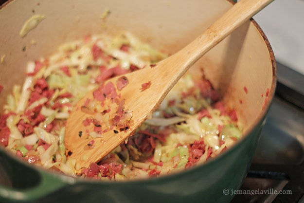 Corned Beef and Cabbage Risotto for St. Patrick's Day