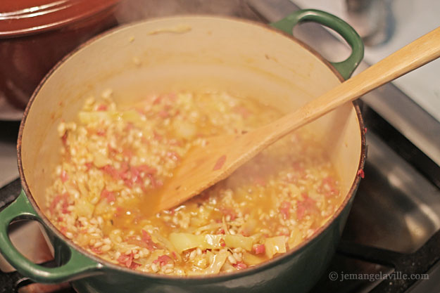 Corned Beef and Cabbage Risotto for St. Patrick's Day