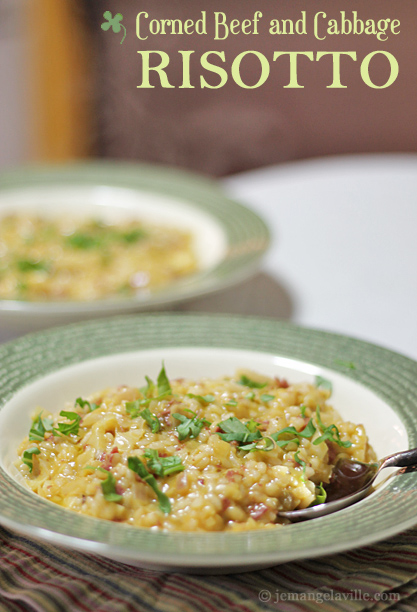Corned Beef and Cabbage Risotto for St. Patrick's Day