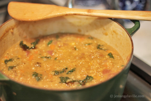 French Fridays with Dorie: Orange Scented Lentil Soup