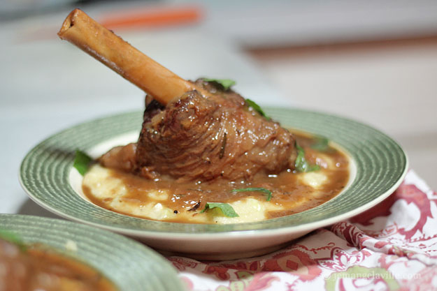 Guinness Braised Lamb Shanks for St. Patrick's Day