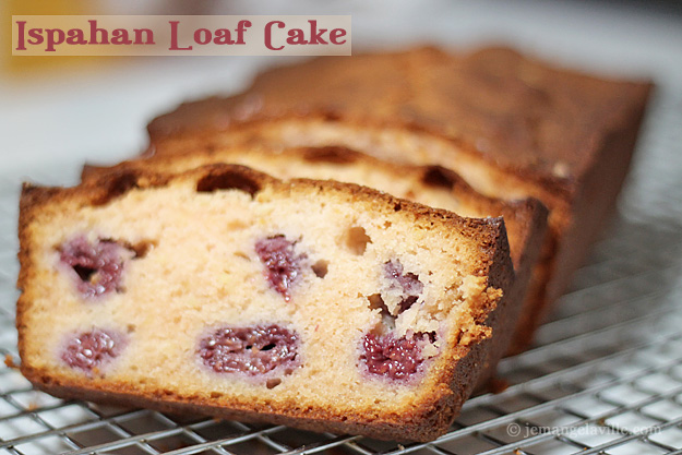 French Fridays with Dorie: Ispahan Loaf Cake