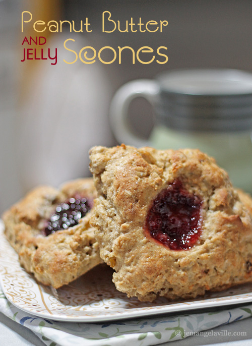 Peanut Butter and Jelly Scones