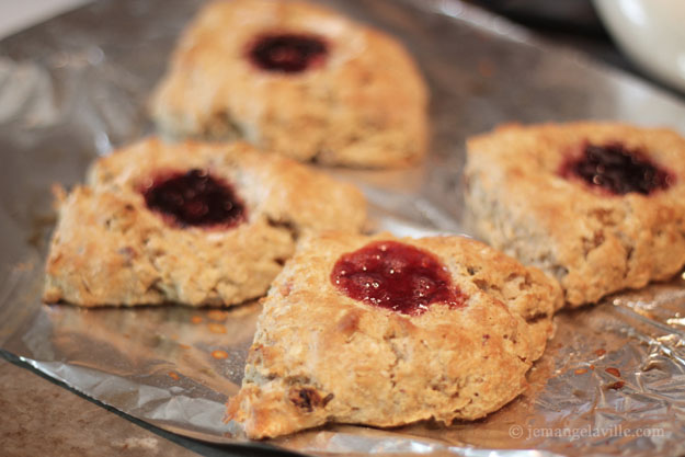Peanut Butter and Jelly Scones