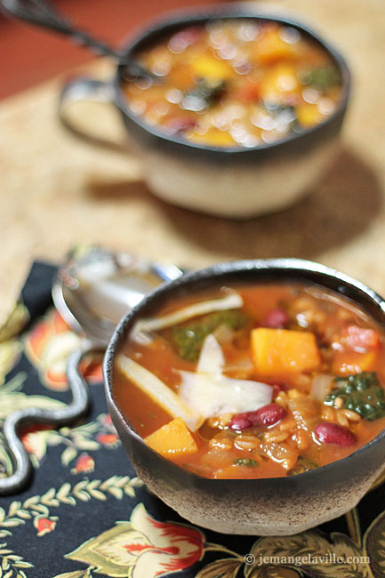 Winter Spelt Minestrone