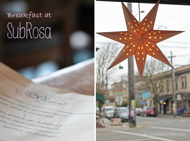 Sub Rosa Restaurant, Portland, OR