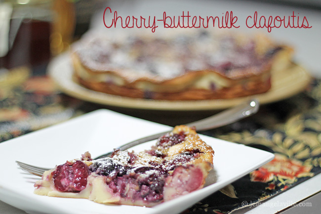 Cherry Buttermilk Clafoutis