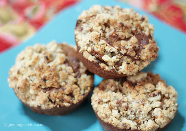 Banana Muffins with Almond-Coconut Streusel