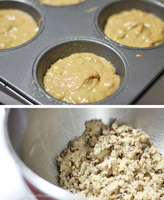 Banana Muffins with Almond-Coconut Streusel