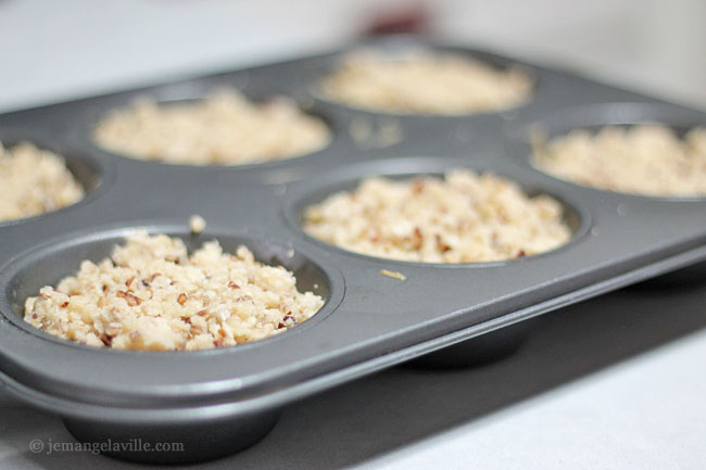 Banana Muffins with Almond-Coconut Streusel