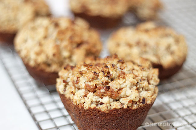 Banana Muffins with Almond-Coconut Streusel